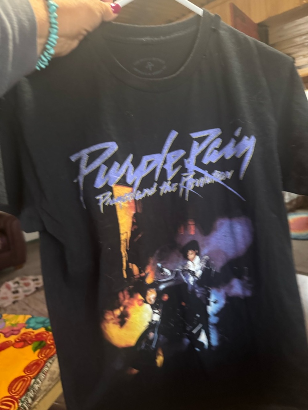 Purple Rain Purple & Black Graphic Tee by Purple Rain